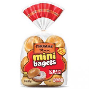 Thomas' Mini Bagels, Plain