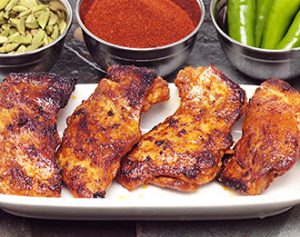 FreshDirect Tikka-Marinated Chicken Thighs, Raised w/o Antibiotics, Uncooked
