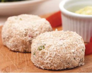 Crab Cakes, Fresh Uncooked