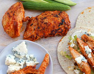 Buffalo Marinated Chicken Breasts, Raised w/o Antibiotics, Uncooked