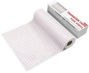 YRYM HT Clear Vinyl Transfer Paper Tape Roll-12 x 50