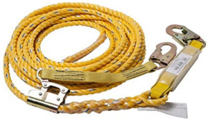 Guardian Fall Protection 01320 VLA-50 Poly Steel Vertical Lifeline Assembly, 50-Foot