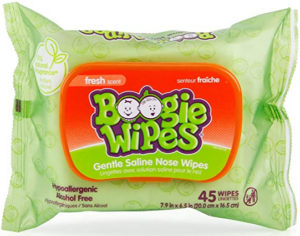 Baby Wipes by Boogie Wipes, Wet Wipes for Face, Hand, Body & Nose, Made with Vitamin E, Aloe, Chamomile and Natural Saline, Fresh Scent, 45 Count, Pack of 1