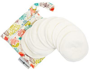 Lot de 8 coussinets d'allaitement bio lavables