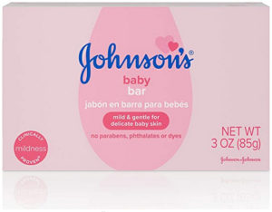 صابون جونسون للاطفال ، لطيف للاستحمام والعناية بالبشرة