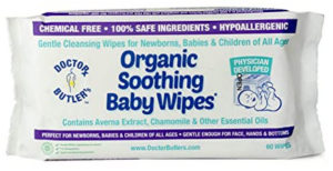 Doctor Butler's Organic Soothing Baby Wipes