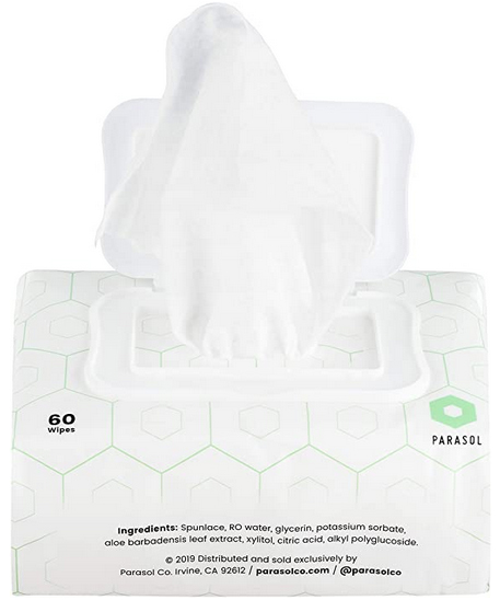 Parasol Clear+Pure Baby Wipes, Diaper & Sensitive-Skin Safe