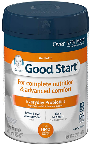 Gerber Good Start GentlePro (HMO) Non-GMO Powder Infant Formula