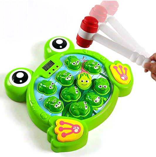 YEEBAY Interactive Whack A Frog Jeu, Apprentissage, Actif, Jouet de développement précoce