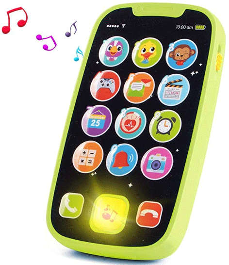 HISTOYE Baby Toys Phone for 1 + Year Old , Sing and Count Toy Cell Phone