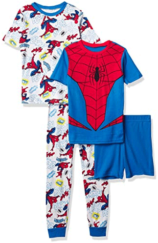 Marvel Boys' Spiderman Snug Fit Cotton Pajamas