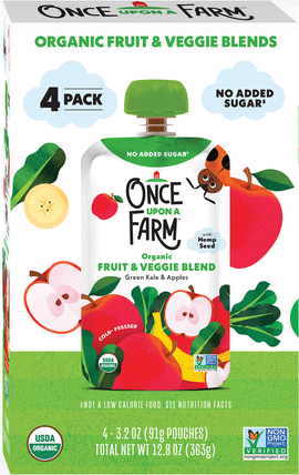 مزيج الفاكهة والخضروات العضوية ، واللفت الأخضر والتفاح