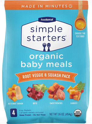 مقبلات بسيطة ، خضروات جذرية وحزمة اسكواش