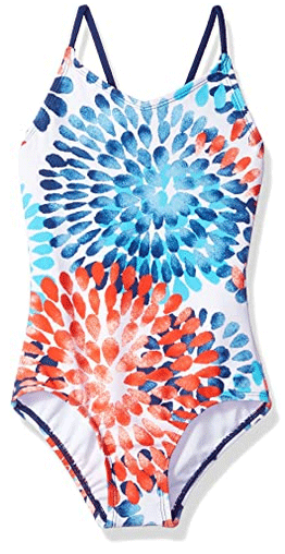 Kanu Surf Girls' Daisy Beach Sport 1-Piece Swimsuit