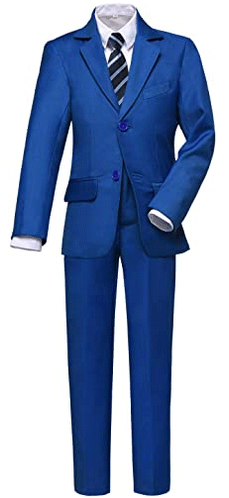 Visaccy Boys Suits Slim Fit Dress Clothes Ring Bearer Outfit