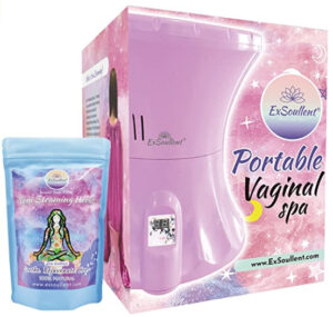 ExSoullent Yoni Steam Seat Kit, Electric Steaming Seat Set for Natural Feminine