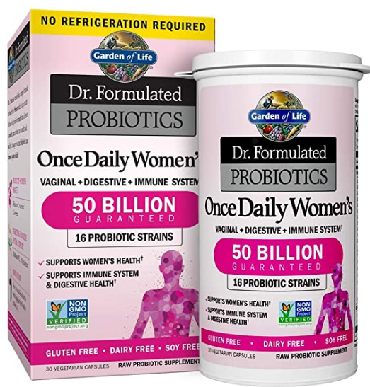 Garden of Life Probiotic Supplement Capsules for Women, Dr. Formulated Once Daily for Digestive Health