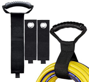 Heavy Duty Storage Straps for cords (3-Pack) 18" Loop tie-down Carry and Hang Straps