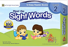 Meet the Sight Words - Level 2 - Easy Reader Books (boxed set of 12 books)