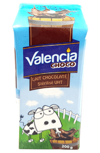 Semi-skimmed UHT sterilized chocolate milk 200ml
