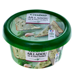 Ailladou garlic and fine herb cheese spread 125g