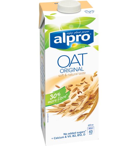Oat based drink with added calcium and vitamins 1L