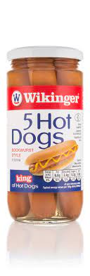 Del Pacha cooked and smoked chicken hot dog 250g