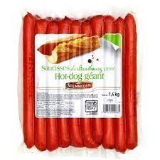 Hot dog Strasbourg cooked sausages 250g