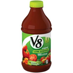 Low Sodium Vegetable Juice, Plastic Bottle