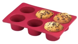 MASTER Chef Silicone Muffin Pan, 6-cup
