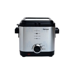 Compact electric fryer DF-241 1.5 L stainless steel - DENWA