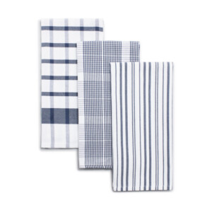 Assorted Twill Kitchen Towels Set of 3