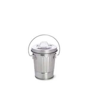 Mini Galvanized Steel Trash Can
