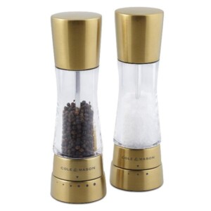 Cole & Mason Derwent Gold Gourmet Precision+ Salt & Pepper Mill Set 19cm