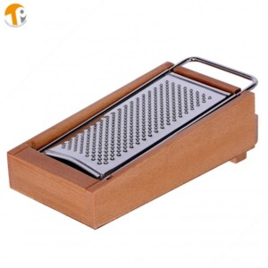 Cheese Grater with Wood Storage Box
