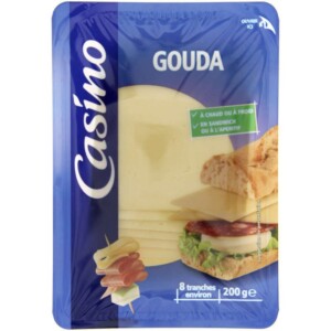 Sliced gouda cheese 200g - CASINO