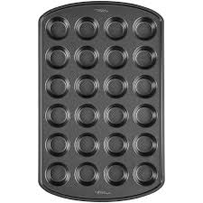 Perfect Results Premium Non-Stick Mini Muffin and Cupcake Pan, 24-Cavity