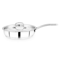 Stainless Steel Encapsulated Fry Pan, For Home, Size: 20 Cm