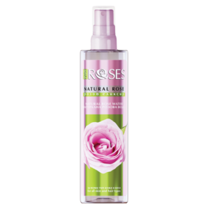 Roses Natural Rose Water is gentle, cleansing and unifying for all skin types 250 ml