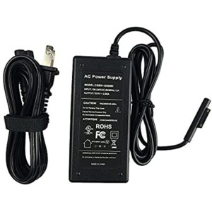 BOLWEO Surface Pro 3 Charger, 12V 2.58A Surface Pro 4 Charger Cord, Power Supply Adapter Compatible with Microsoft Surface Pro 3/4 Intel Core i5 i7 Tablet