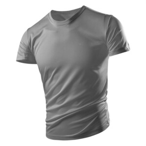 قميص رجالي ACTIVE-DRY ملابس رياضية رياضية Dri Fit قميص رجالي سريع الجفاف ملابس رياضية للصالة الرياضية تدريب الركض والركض ملابس التمرين قميص تي شيرت كلاسيكي رياضي عصري