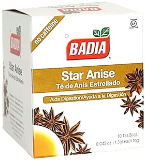 Sachets de thé Badia Anis étoilé 10 Sachets de thé