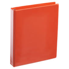 ملف A4 3 بوصة برتقالي 4 حلقات