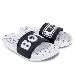 White Sava  Boys Dotted  Slipper