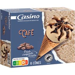 MINI vanilla/chocolate cone *6 CASINO