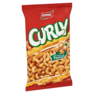 Puffed Crisps Curly Classic flavor, 60g - LORENZ