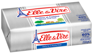 Unsalted gourmet butter in 200g wafers - ELLE & VIRE