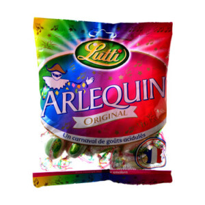 Harlequin sour candies 100g - LUTTI