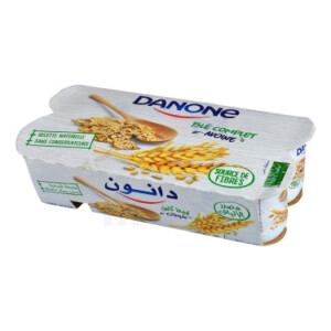 Whole wheat and oat yogurt 8x110g - DANONE