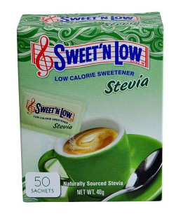 Natural sweetener stevia x50 sachets 40g - SWEET'N LOW